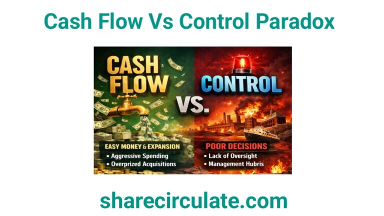 cash flow vs control paradox when cash rich companies destroy value